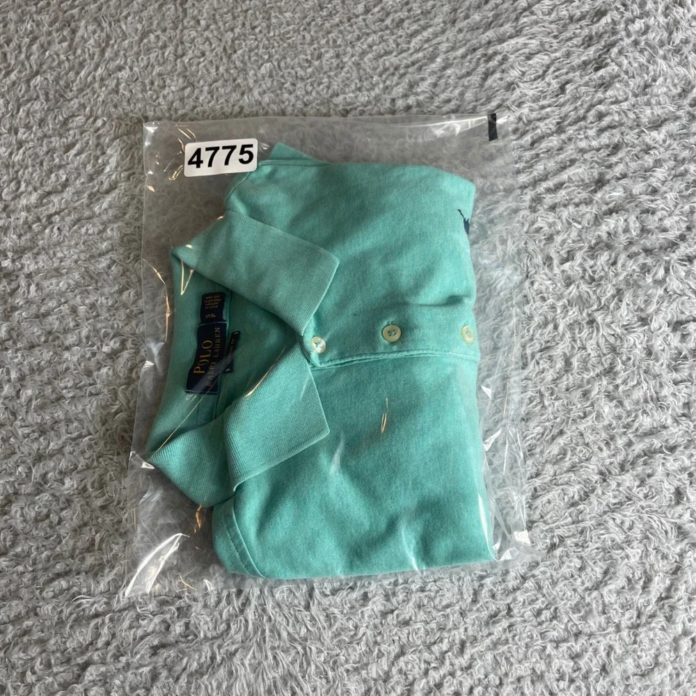 Polo Ralph Lauren Mens Classic Fit Polo Shirt Mint Green Heather Small SP